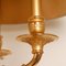 Egyptian Revival Empire Style Bouilotte Lamps with Sphinxes in Gilt Wood and Marble, 1980s, Set of 2 7