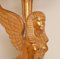 Egyptian Revival Empire Style Bouilotte Lamps with Sphinxes in Gilt Wood and Marble, 1980s, Set of 2 8