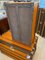 Vintage Moynat Truhe aus orangefarbenem Canvas, 1920er 5