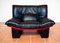 Sillón italiano de cuero de Nicoletti Salotti para Avanti, años 80, Imagen 1
