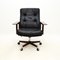 Silla de escritorio danesa vintage de cuero de Arne Vodder para Sibast, 1960, Imagen 2