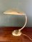 Bauhaus Model 7164 Desk Lamp in High-Gloss Polished Brass by Egon Hillebrand for Hillebrand Leuchten, 1930s, Image 7