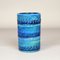 Blue Rimini Collection Vase by Aldo Londii for Bitossi, Italy, 1960s 3