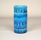 Blue Rimini Collection Vase by Aldo Londii for Bitossi, Italy, 1960s 4