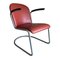 Gispen 413 Red Skai Chair by Willem Hendrik Gispen for Gispen 1