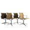 EA 107 Chrome Base Chairs by Herman Miller, Set of 4, Image 1