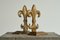Fleur-De-Lis Bookends in Patinated Brass, 1960s, Set of 2 5