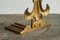 Fleur-De-Lis Bookends in Patinated Brass, 1960s, Set of 2 10