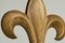 Fleur-De-Lis Bookends in Patinated Brass, 1960s, Set of 2 4