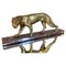 Panther, 1970, Gilt Metal with Marble Base 2