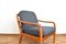 Dänischer Mid-Century Teak Armlehnstuhl von Dyrlund, 1970er 8