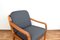 Dänischer Mid-Century Teak Armlehnstuhl von Dyrlund, 1970er 9