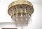 Chandelier by Josef Hoffmann for the Art Exhibition in Cologne / Lobmeyr, 1914 / 1970s 1