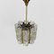 Italian Modern Glass Chandelier from Mazzega, 1970s 4