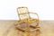 Sedia a dondolo vintage per bambino in vimini, Immagine 1