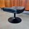 Leather Ottoman with Tulip Foot from Artifort, 1970s 3