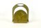 Brutalist Brass Magazine Rack with Floral Elements, 1970s, Image 7
