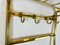 Hollywood Regency Brass Wall Coat Rack, 1970s 12