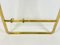 Hollywood Regency Brass Wall Coat Rack, 1970s 7