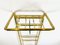 Hollywood Regency Brass Wall Coat Rack, 1970s 9
