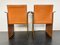 Modern Italian Solaria Armchairs in Cognac Brown Leather by Tito Agnoli for Arrben, Italy, 1970s, Set of 2 4