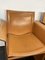 Modern Italian Solaria Armchairs in Cognac Brown Leather by Tito Agnoli for Arrben, Italy, 1970s, Set of 2 13