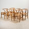 Wishbone Chair by Hans J. Wegner for Carl Hansen & Søn, 1960s, Set of 6, Image 2