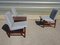 Scandinavian Modular Living Room Set by Gunnar Sørlie for Karl Sørlie and Sønner, 1960s, Set of 4 12