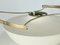 Lampe de Bureau en Aluminium et Laiton avec Abat-Jour en Verre Acrylique, Italie, 1960s 6