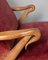 Vintage Italian Armchairs in Bordeaux Velvet, 1950s, Set of 2 5