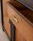 Credenza Art Deco vintage in legno e vetro, Italia, Immagine 5