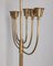 Vintage Italian Floor Lamp in Onyx and Golden Brass, 1950s 8