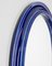 Vintage Italian Wall Mirror in Blue Ceramic, 1970s, Image 2