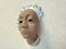 Mid-Century Wall Mask by Gertraud Wolterhoff for Karlsruhe Majolika, 1933 1