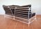 French Sofa in Wrought Iron with Leather Cushions, 1955 18
