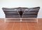 French Sofa in Wrought Iron with Leather Cushions, 1955 22