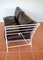 French Sofa in Wrought Iron with Leather Cushions, 1955, Image 15