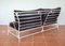 French Sofa in Wrought Iron with Leather Cushions, 1955, Image 17