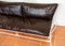 French Sofa in Wrought Iron with Leather Cushions, 1955 24