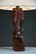 Italian Mid-Century Modern Hand-Carved Sculptural Table Lamp by Gianni Pinna, 1960s 5