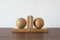 Mid-Century Modern Wooden Bookends, 1950s, Set of 2 1