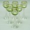 Verres à Vin Anciens par Josephinenhütte, 1890s, Set de 6 1