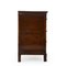 Walnut Lyre Chest with Three Drawers, 1800 2