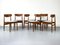 Teak and Wool Dining Chairs from Casala, 1960s, Set of 6 2