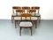Teak and Wool Dining Chairs from Casala, 1960s, Set of 6 4