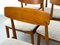 Sedie da pranzo in teak e lana di Casala, anni '60, set di 6, Immagine 17