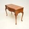 Vintage Burr Walnut Console Table, 1920 5
