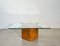 Mesa de centro de nudo y latón, años 80, Imagen 4