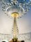 Lampadario Regency vintage in ottone e cristallo di Kalmar per Orrefors, anni '70, Immagine 4