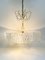 Lustre Regency Vintage en Laiton, Cristal par Kalmar pour Orrefors, 1970s 2